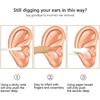 6pcs/set ear digging spoon set spiral wet buckle professional ear picking tool