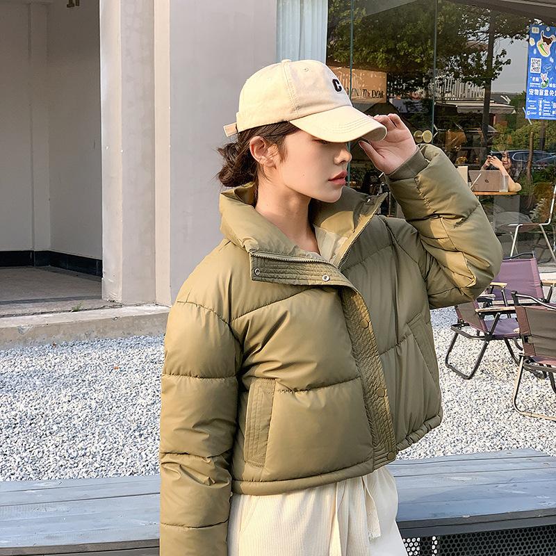 Down Cotton Jacket Women's Short 2025 Winter New Thickened Korean Version Loose Bread Jacket Kendoo Jacket