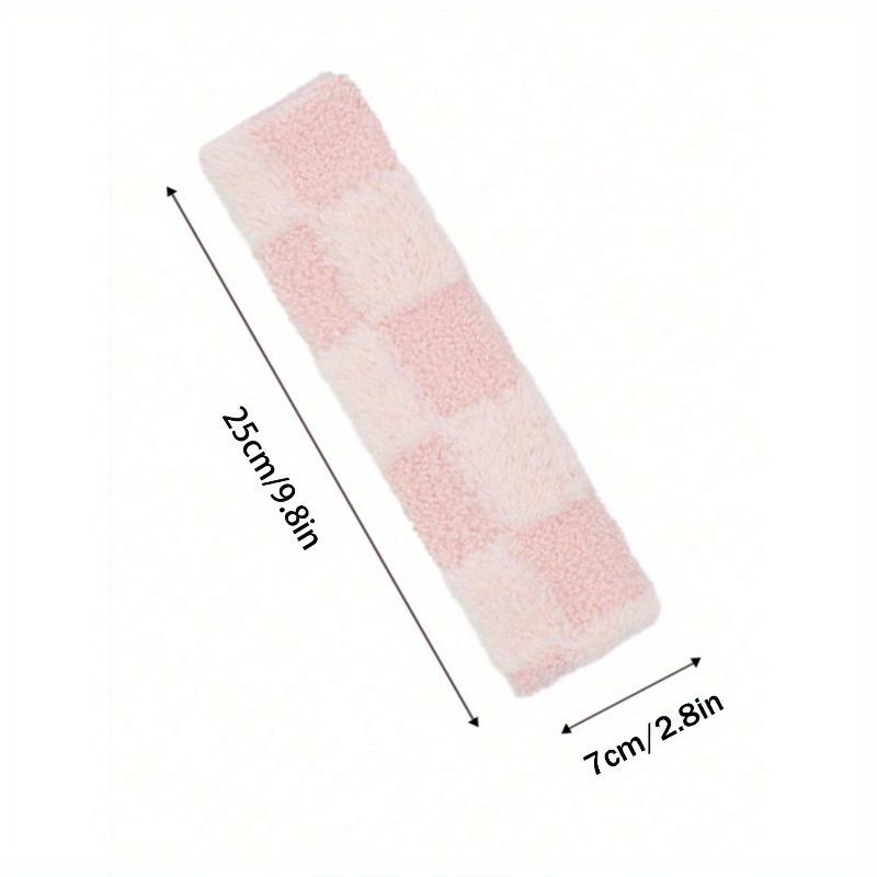 1pc Car Seat Belt Shoulder Protector Plush Comfortable Anti Pinch Seat Belt Protective Cover