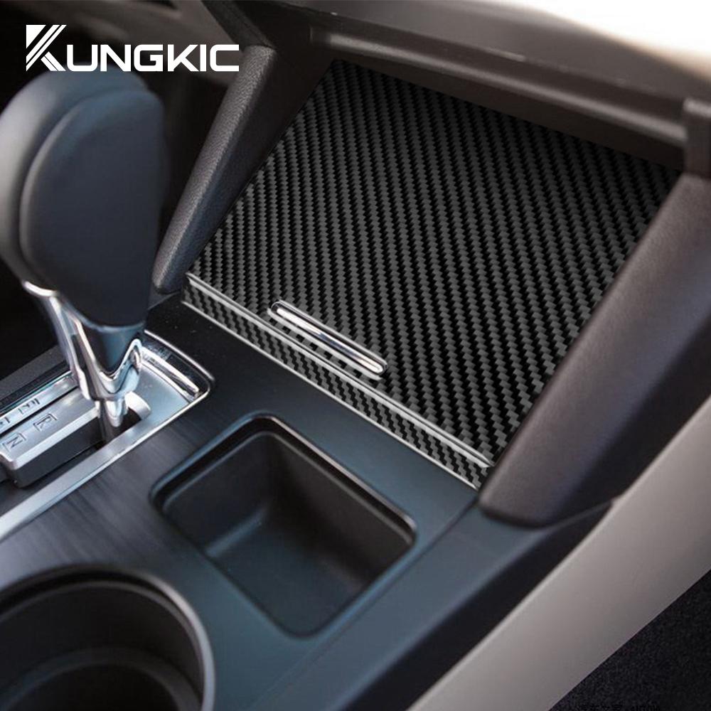 Real Soft Carbon Fiber Sticker For Subaru Legacy Outback 2015 2016 2017 2018 2019 LHD RHD Car Front Door Strip Interior Trim