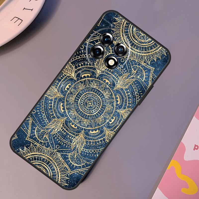 Indian Pattern Mandala Case For OnePlus 12 11 9 10 Pro 9RT 10T 10R 12R OnePlus Nord CE 2 3 Lite 2T N10 N20 Cover