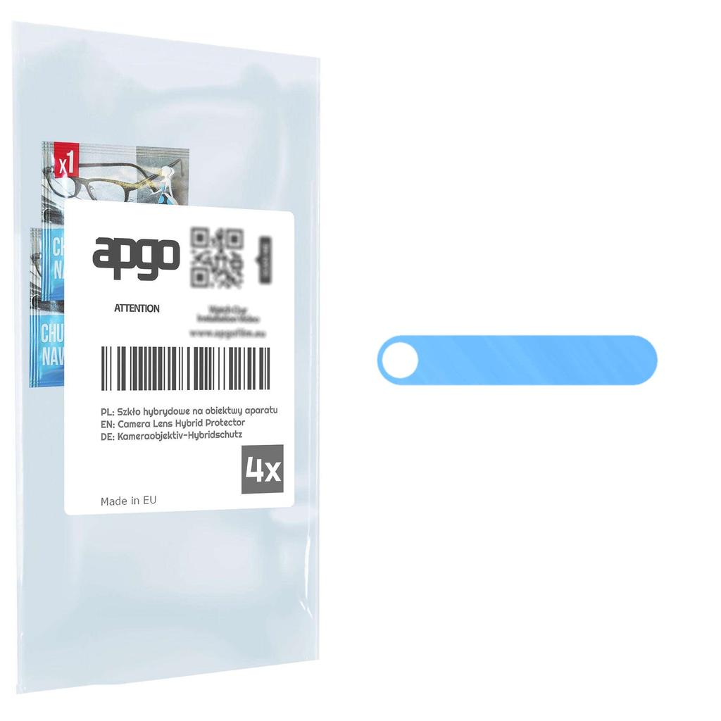 apgo 4x Lens Protector Camera Protective Hybrid Glass for LG K61, Camera Protection, 9H Camera Lens Camera Lens Protector