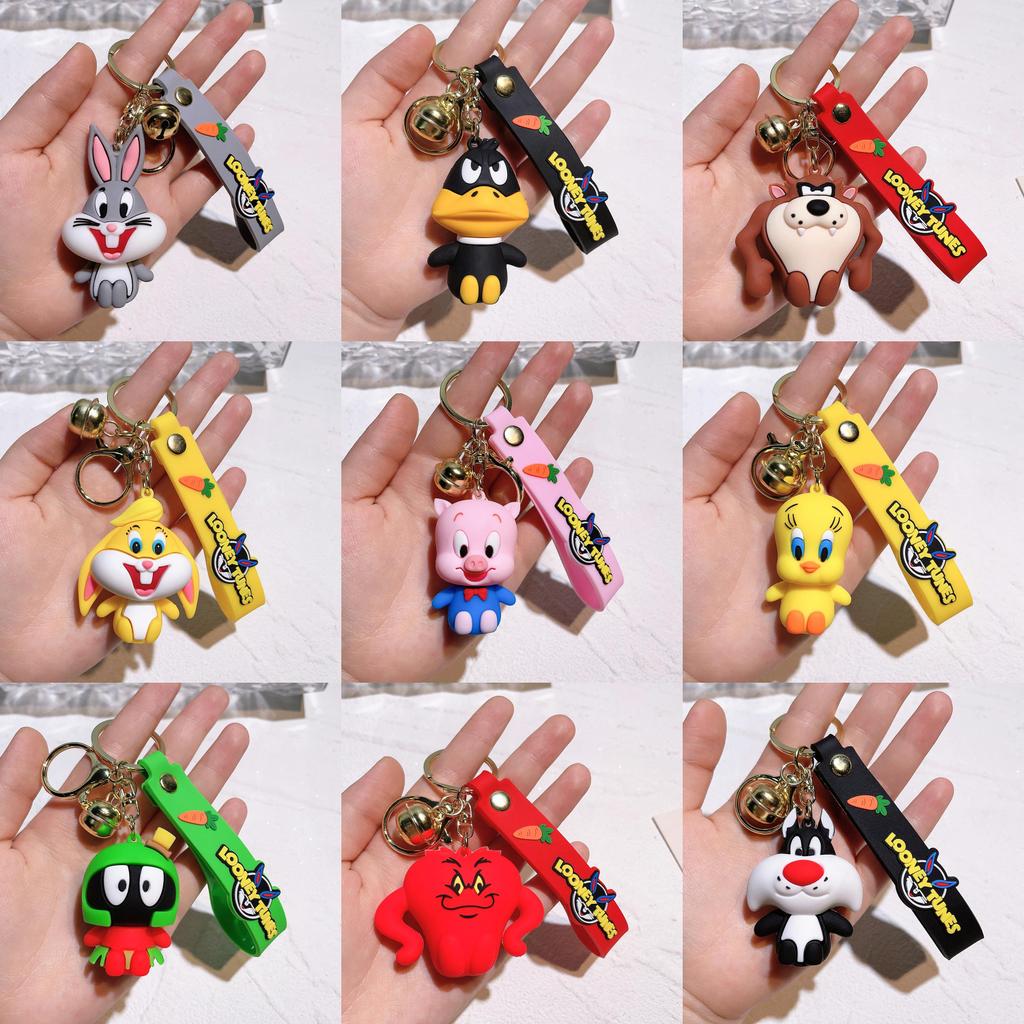 Adorable Bugs Bunny Keychain Cute Cartoon Charm Trendy Bag Accessory Gift