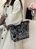 Damen 2025 Graffiti Canvas Tote - Schulterhandtasche mit großem Fassungsvermögen