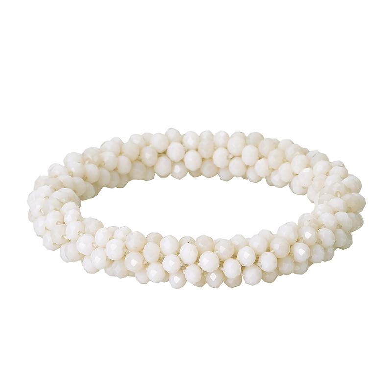 Boho Elastic Bracelets & Bangles For Women Vintage Stretch Bohemian Femme Crystal Glass Beads Bracelets Party Jewelry Gift