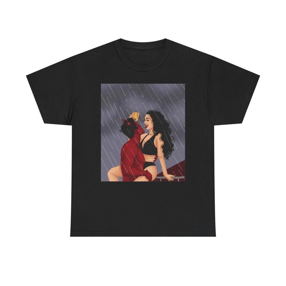 Devil Boyfriend Graphic T-Shirt Women's Heavy Comfy Cotton Tee