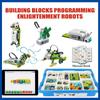 Wedo Programmable Electric Robot Kit: DIY Building Blocks for Kids Compatible with LEGO