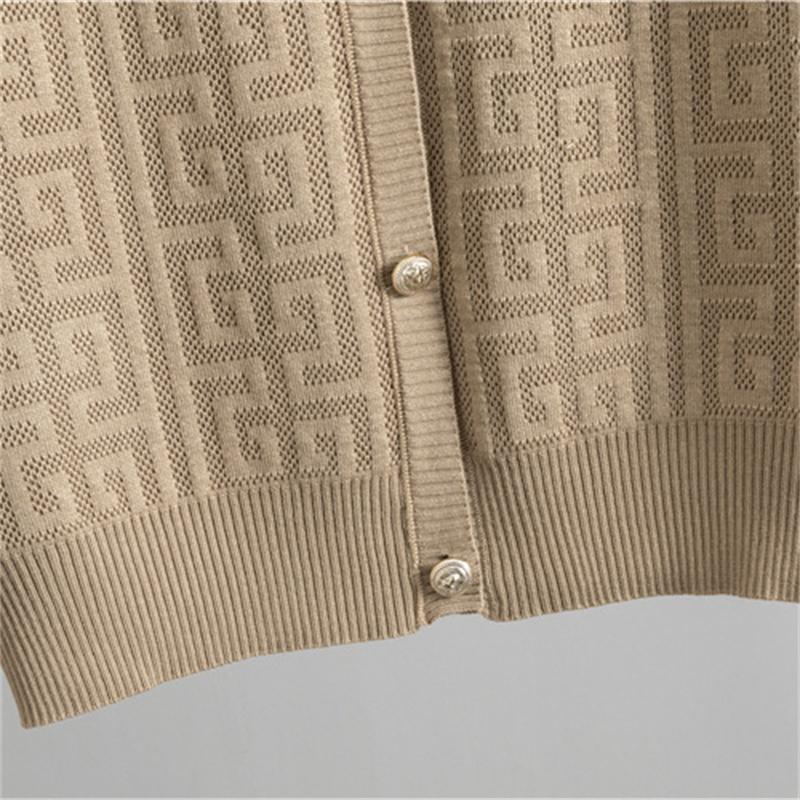 Women's Autumn And Winter Sports Casual Knitted Suit Fashion Cardigan Sweater Wide Leg Pants Two Piece Set