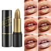 6 Colors Glitter Lipstick Diamond Pearlescent Gold Sexy Red Lipssticks Waterproof Lasting Non-Sticky High-Shine Lip Gloss Makeup