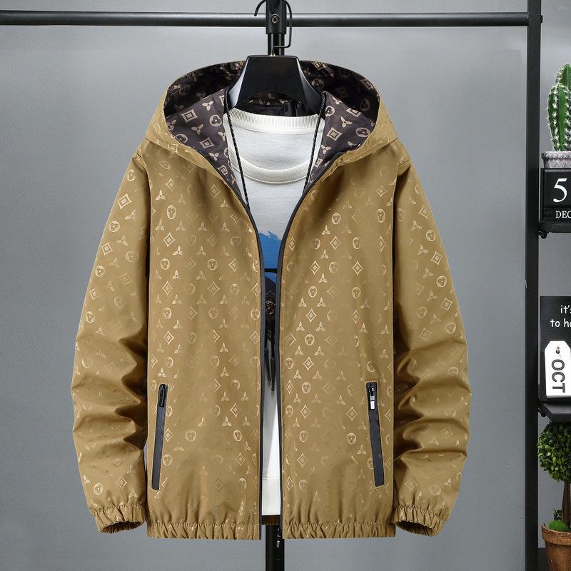 European High-End Jacquard Hooded Streetwear Jacket - Men's Trendy Fashion for Spring/Autumn 2024