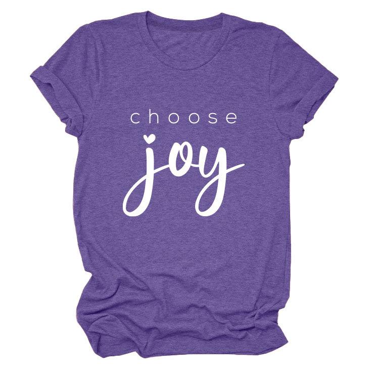 Simple casual temperament versatile women's round neck short-sleeved T-shirt base