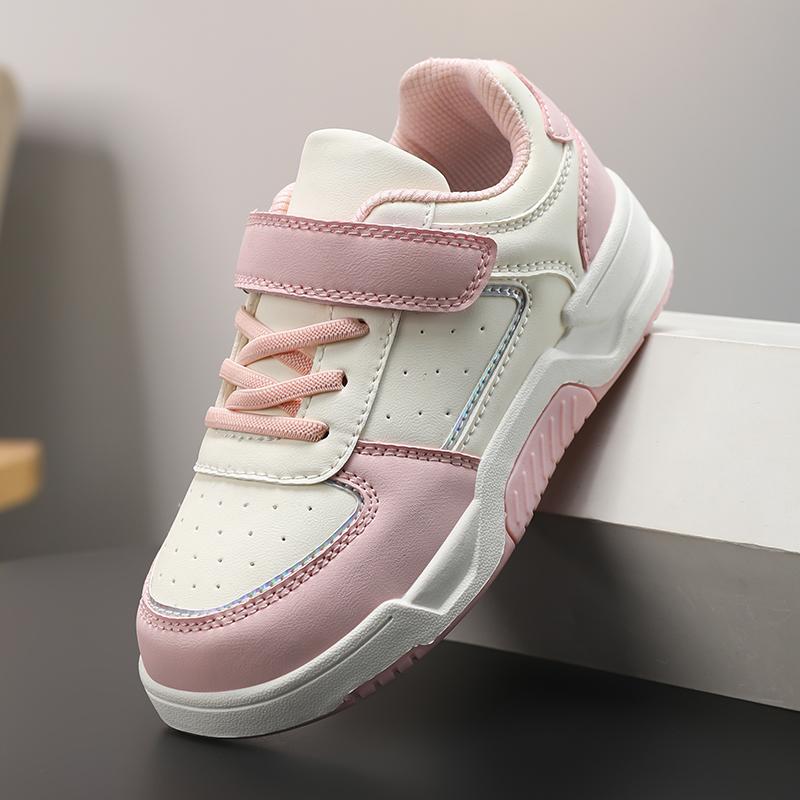 Children's Fashionable and Convenient Velcro Casual Sports Shoes Thick Soled Children's Skateboarding Shoes 28-39