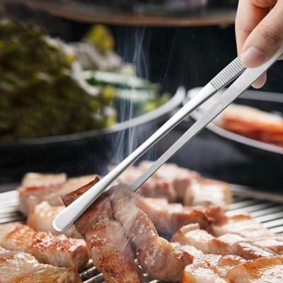 2 tk köögitangid 12-tollised toiduklambriga roostevabast terasest peened pintsetid sakiliste otstega koka grilli BBQ pastasalati jaoks