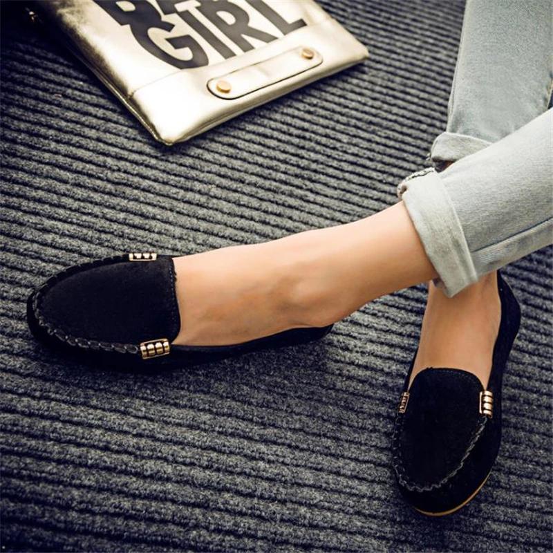 Women Shoes 2026 Spring Autumn Women Casual Flat Shoes Slips Round Toe Denim Flat Loafer Plus Size Jeans Shoes Zapatos Mujer