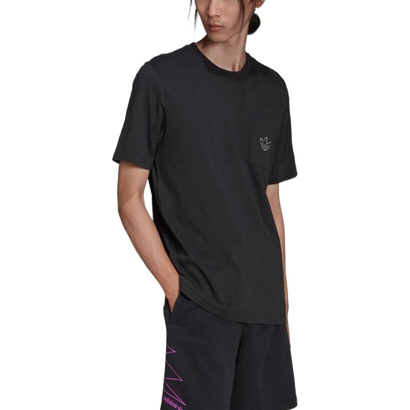 adidas Originals T Shirt Japan Version Men's Black HE4723