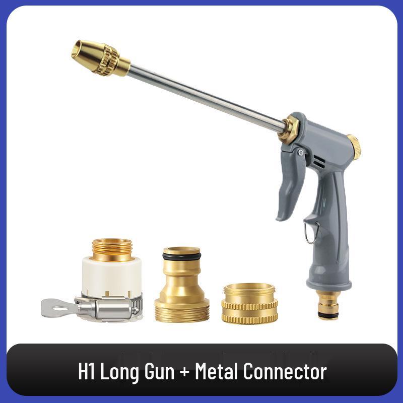 Telescopic Garden Hose & High-Pressure Car Wash Spray Gun Set