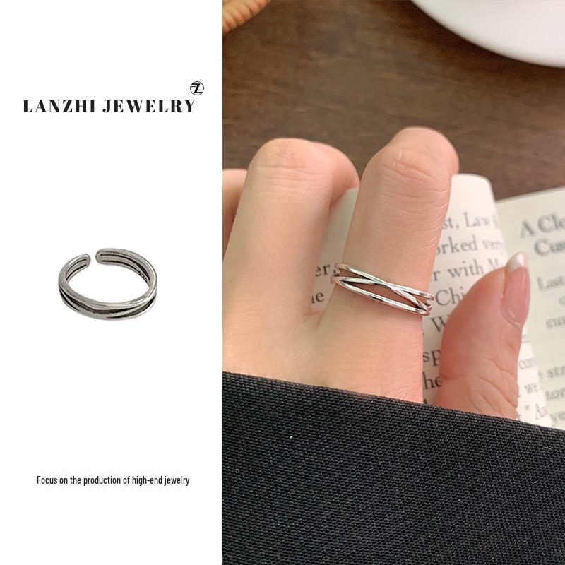 

Lan Zhi Minimalist Open Ring: 925 Sterling Silver, Non-fading Women s Tail Ring, Unique Design. Adjustable Opening