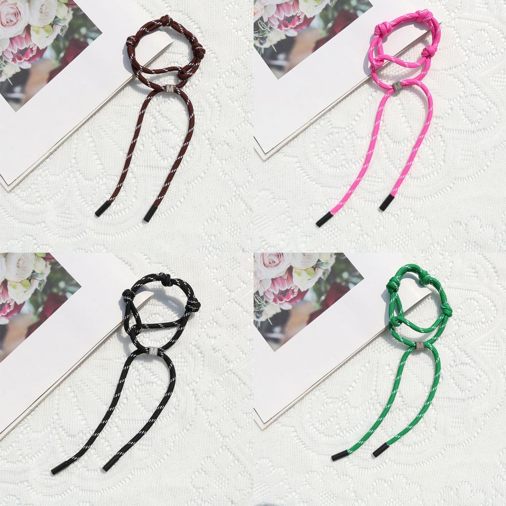 Adjustable Length Sturdy Nylon Rope Bracelet Fashionable and Portable for Men and Women Accessory for Everyday Wear