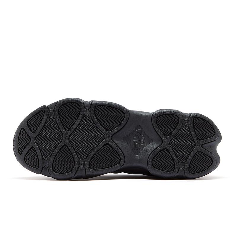 FILA Fusion Waterbear Bear Paw Shoes Fashion Casual Versatile Retro Basketball Shoes Men sneaker Black Gray T12M543201FCB