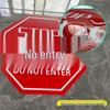 No Standing Warning Floor Sticker
