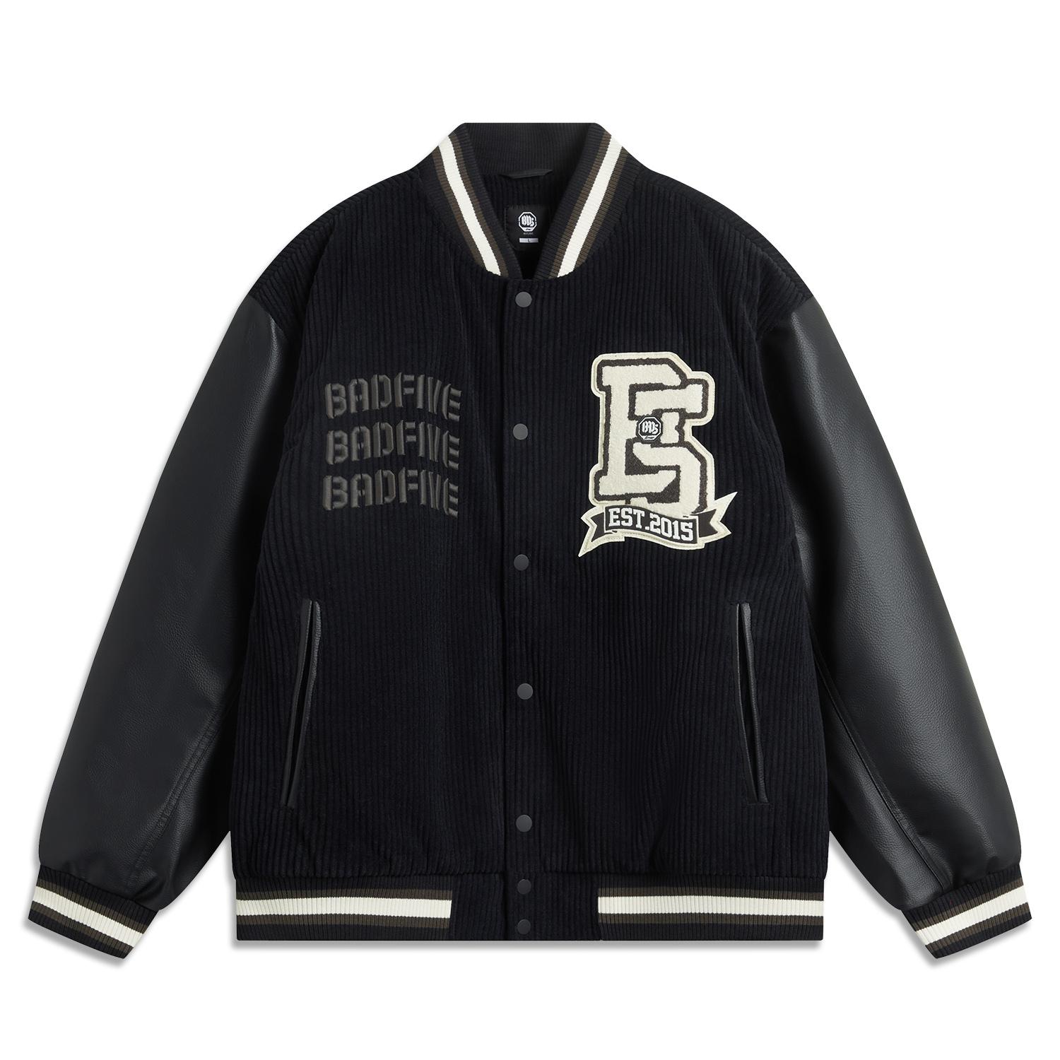 

Li-Ning Anti-Five Series Color Block Letter Single-Breasted Breathable Loose Cotton Jacket Men Jacket Black AJMU195-2 XL