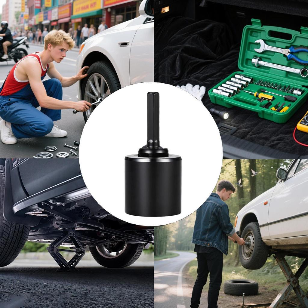 Jack Socket Adapter Stabilizer Jack Drill Adapter RV Electric Leveling Jacks Heavy-Duty Stabilizer Tool Wrench for Repair Mainte