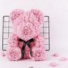 25cm Simulated Flower Bear Lovers Gifts Valentine's Day Roses Rose Flower Bear Ornaments  Birthday