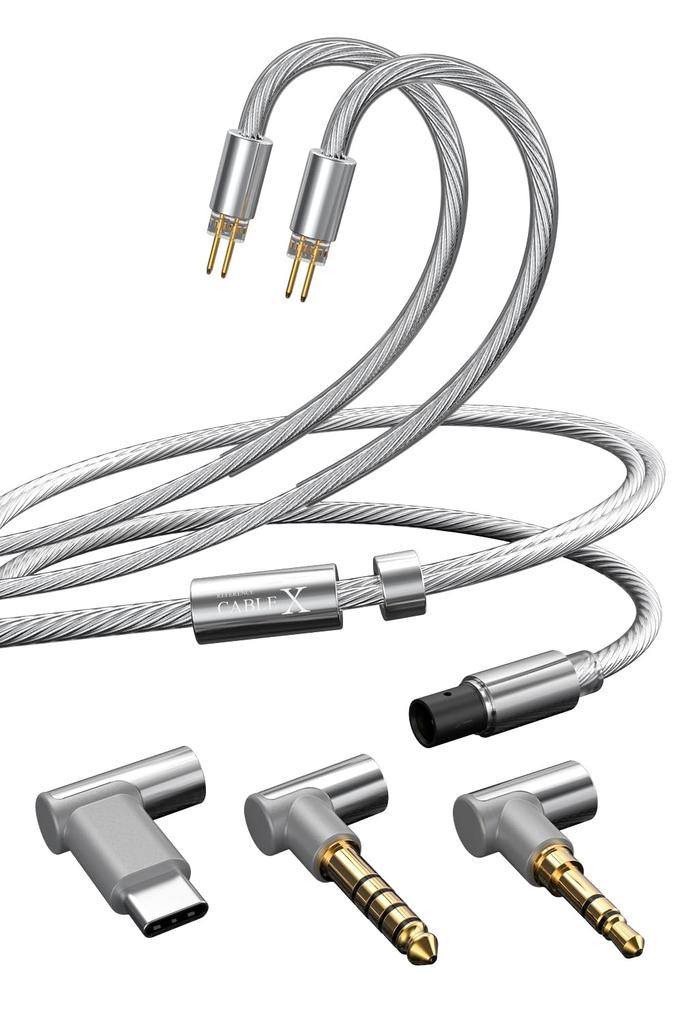 TANCHJIM CABLE X Earphone Cable Upgrade Cable Improved Sound Quality and Sound Field Expansion Hybrid HIFI Compatible DSP Chip Compatible with Most