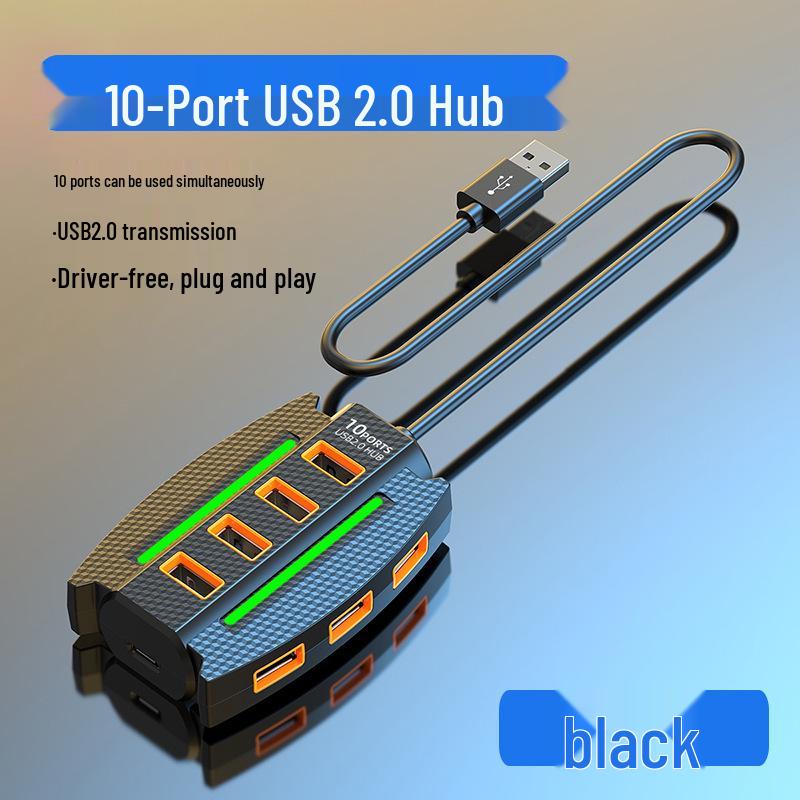 One-Drag-Ten Multi-Port USB Hub Expansion Dock for Laptops