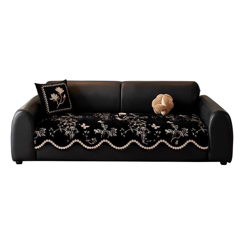 Neues Spezialförmiges Sofakissen Vier-Jahreszeiten Universal Sofasitzkissen Rutschfest Gerade Reihe Leichter Luxus High-End Bezugstuch Handtuch