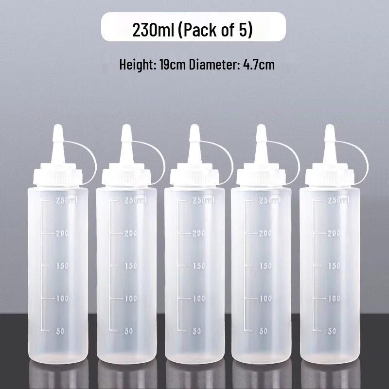 

ZISIZ Plastic Squeeze Sauce Bottle