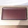 Tray with a Habanori Weave Metallic Fugen Lacquerware Made in Dishwasher Safe J-kitchens 3-Shaku Heat-Resistant (Dark Lacquer), Non-Slip, 39cm,
