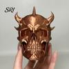 Horned Demon Skull Tow Cover Trailer Dust Heavy-Duty 3D Dust-proof Printed One-Piece Molded Bar Cap Matte Texture Accessory Weatherproof Hitch