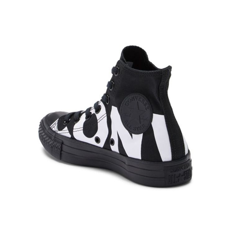 Converse Chuck Taylor All Star Hi Personality Comfortable Versatile Canvas Shoes Unisex Sneakers Black White 160887F