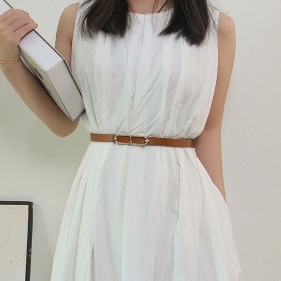 Women Belt Multi Holes Design Adjustable Length Imitation Leather Belt Dress Shirt Jeans Waistband Fashion Accessories