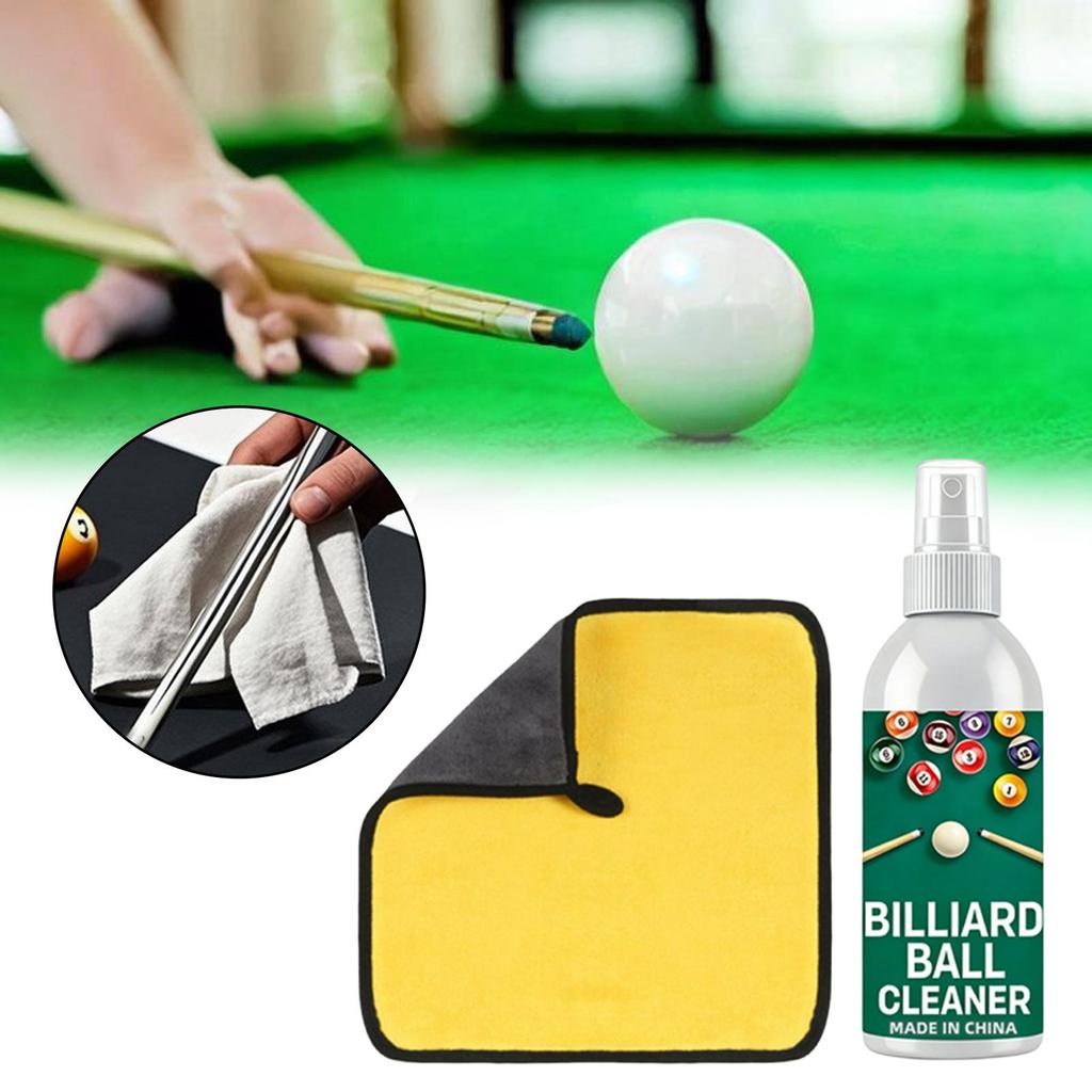 Billiard Ball Cleaner Spray Professional Pool Accessories Pool Ball Cleaner Cleaning Mist For Removes Chalk Residue Men Women