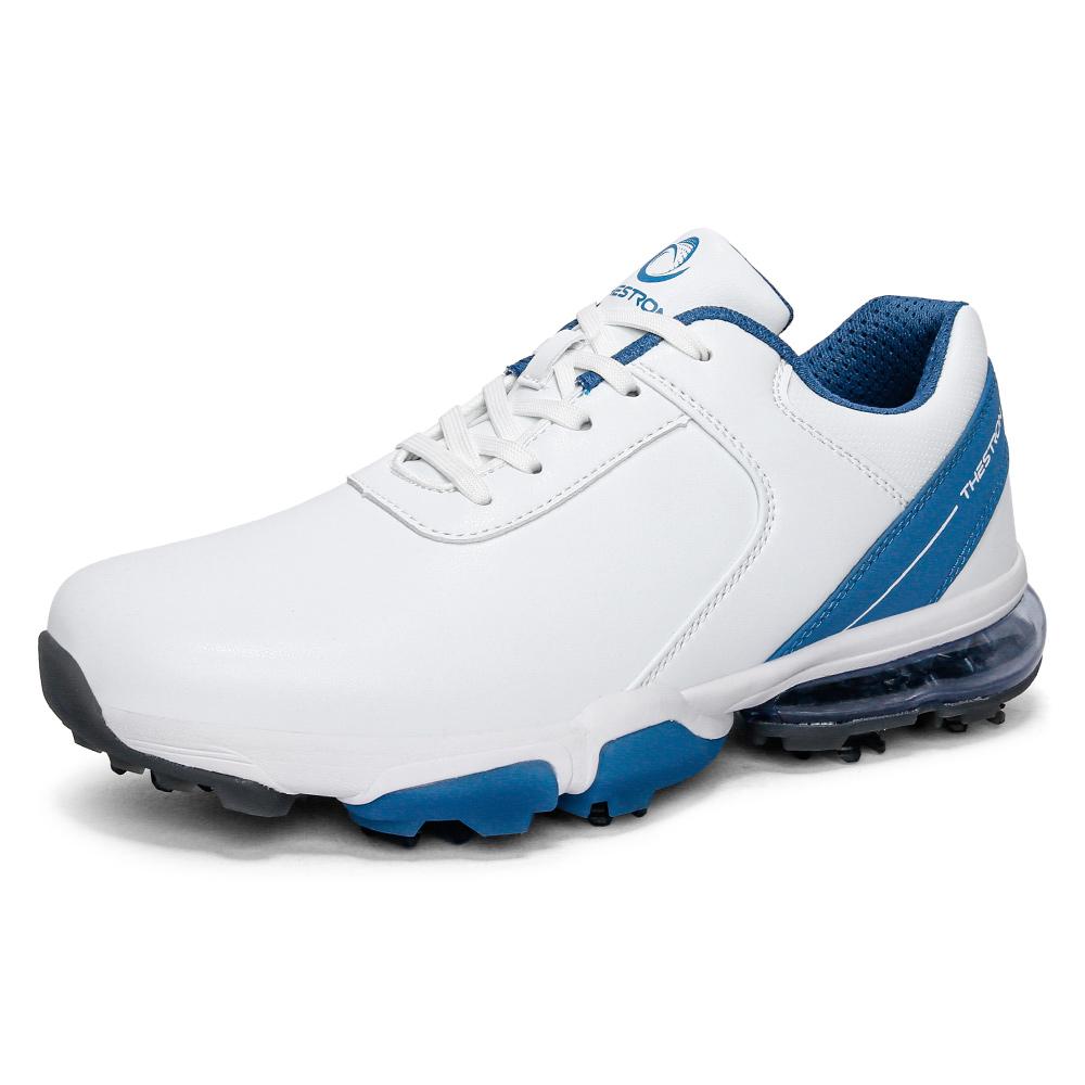 Professional Golf Shoes With Nails Men Outdoor Non-slip Men's Golfing Spikes Leather Waterproof Air Cushion Sports Shoes For Men
