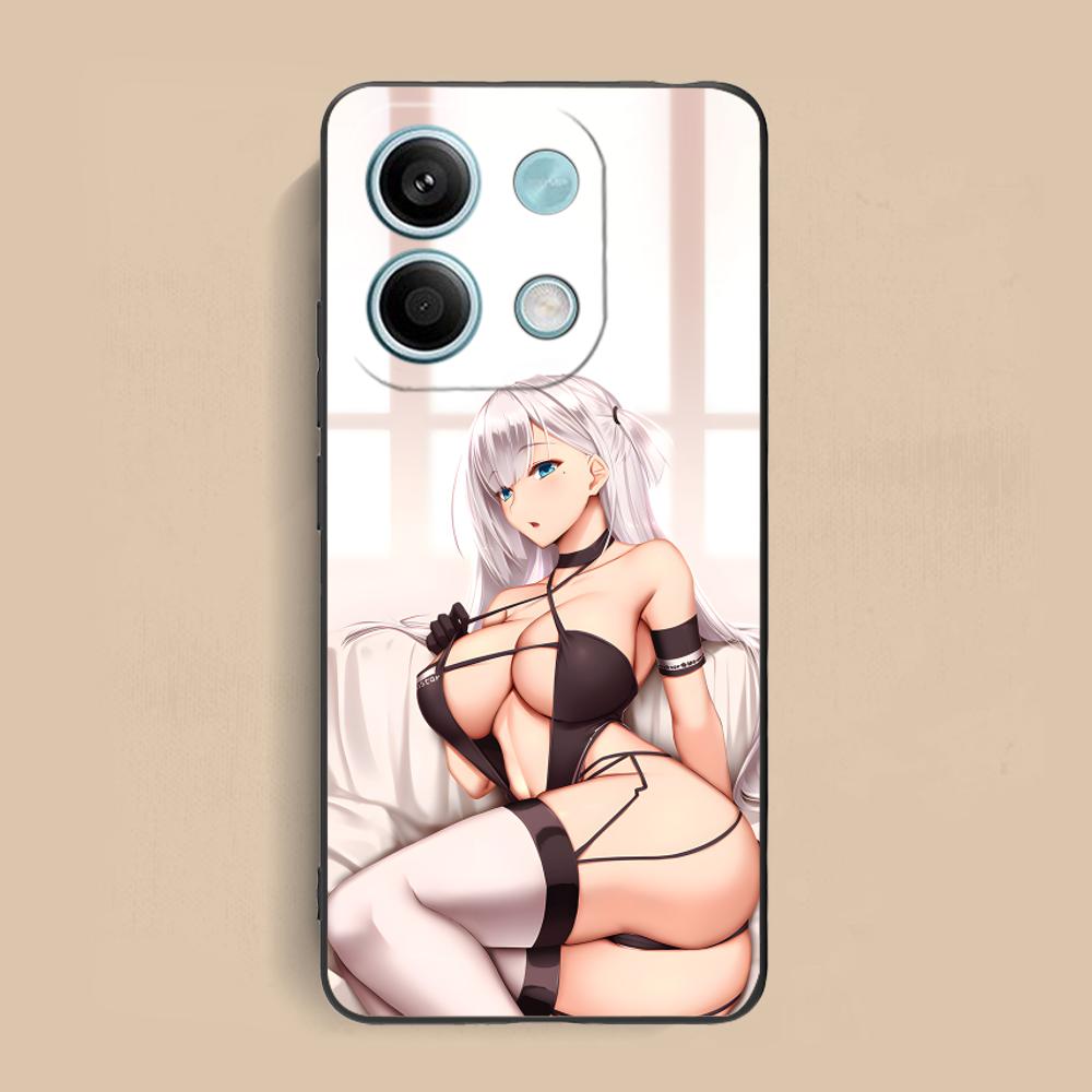

Azur Lane Shoukaku Phone Case for Xiaomi Redmi Note 14 13 12 11 S Pro Plus 4G 5G Soft TPU Shockproof Cover Redmi Note 11S 4G