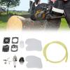 For Carburetor Service Kit with Air Fuel Filter for McCulloch CS340 CS380 Chainsaw Includes Bulb and Fuel Line