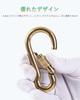 SEPWIK Carabiner, 316 Stainless Steel, Spring Hook, Multi-Function Spring Snap, Keychain, Gold