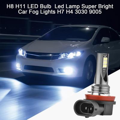 Feux de brouillard LED Étanche Feux LED de voiture Ampoules de remplacement pour feux de brouillard Puce CSP Ampoules automobiles Ampoules de phare LED Pour voiture