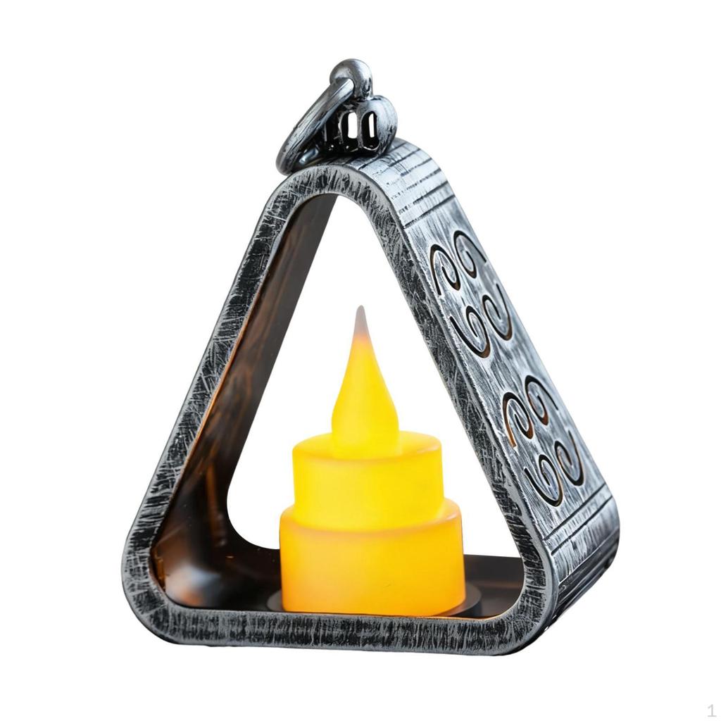 Bedside Lamp Desktop Atmosphere Light Lightweight Decorative Triangle Desk Ornament for