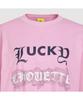 LUCKY CHOUETTE Print Point Long Length Long-Sleeved T-Shirt (Pink) Lftas25190Pix