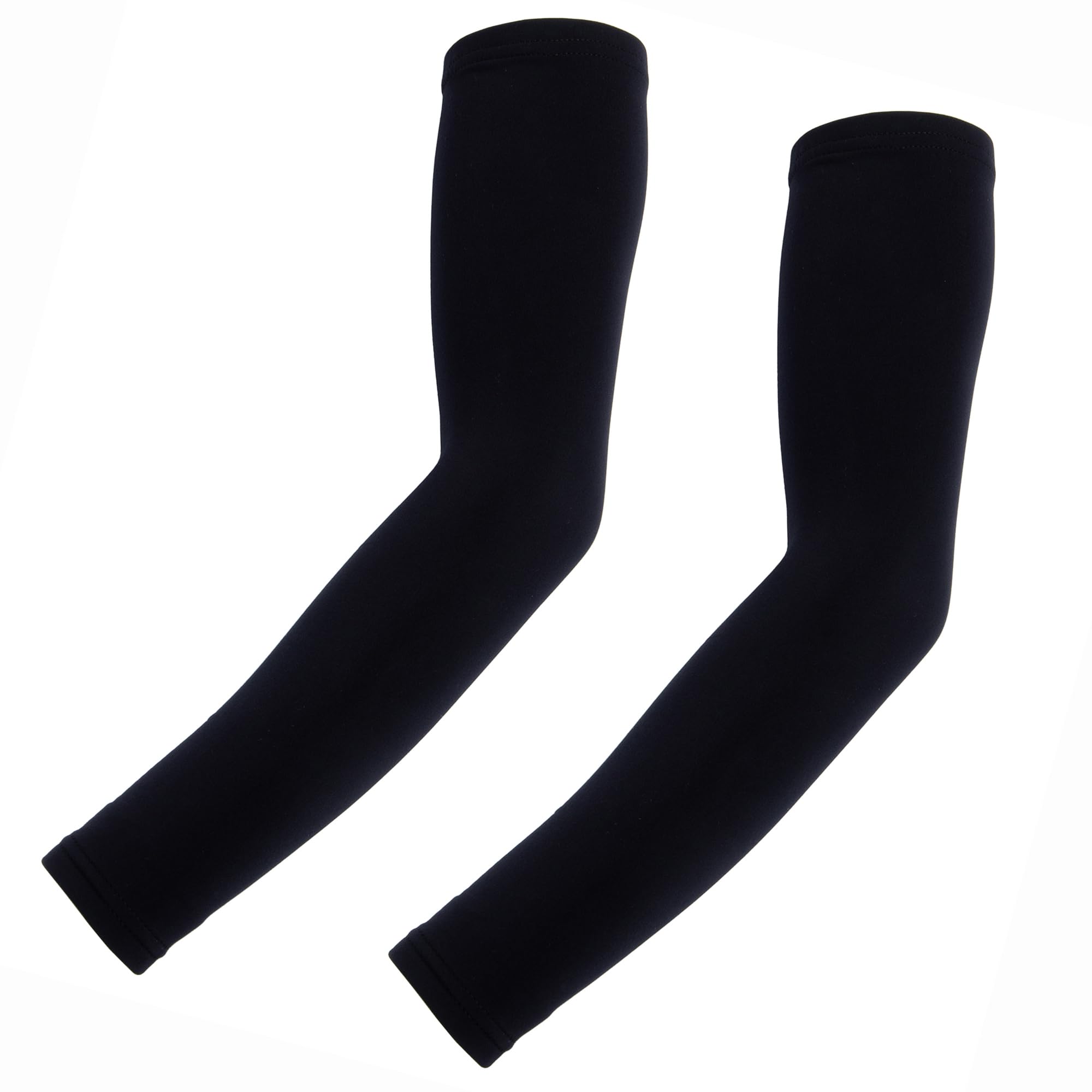 

Нарукавники унисекс [Welcruz], теплые, 2 шт., флис, однотонные, мужские, женские, спортивные, для улицы, эластичные, (Черный, Л) чёрный