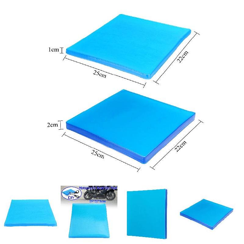 Motorcycle Seat Gel Pad Seat Cushion Shock Absorption Mats Reduce Fatigue Comfortable Soft Cushion Cool DIY Pad Motorbike Seat