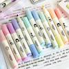 4pcs School Office Supplies Fluorescent Pen Hand Account Highlighter Marker  Learning Prize