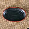 Oval Sushi Dish Japanese Ceramic Bone Plate Dinner Dishes Snack Ceramic Dinner Plates Dish Set Serving Dish Restaurant Supplies