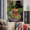 Black Cat Van Gogh Hippie Wall Hanging Tapestries Bohemian Wall Tapestries Mandala INS Home Decor