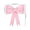 Pink Bow Cake Toppers EVA Foam Bowknot Cake Decorations for Wedding Birthday Baby Shower Party Supplies DIY Gift Box Wrap Decor
