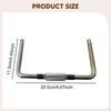 Adjustable Rack Clamp for Drum Stands, Cymbal Holders, Double L-, Holders; Zinc Alloy Design;